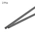 MECCANIXITY 2 Pack Carbon Fiber Rod 150mm, 6mm for RC Plane DIY Tool, Wing Tube, Quadcopter Arm