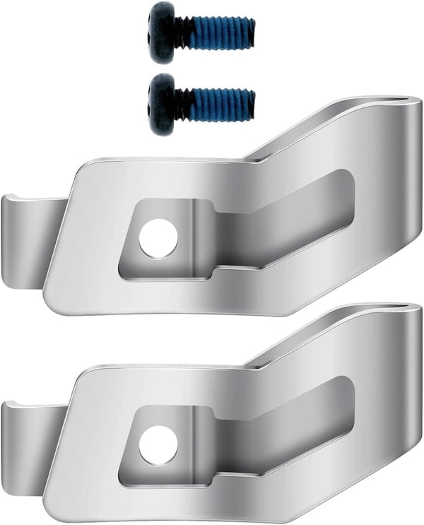 Belt Clips for Milwaukee, 2pcs 42-70-0495 Drill Tool Clips Hook Kit with Screws for Impact Wrench Driver