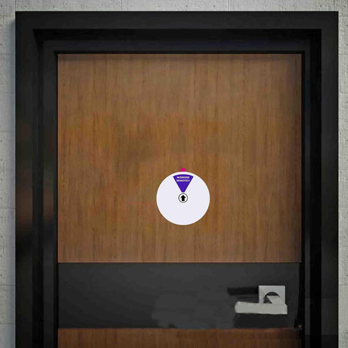 Office Door Sign - Do Not Disturb, Come in Welcome, Out of Office, in a Meeting, Back Soon, Working Remotely (6 Inch,