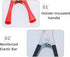Heyiarbeit 2Pcs 50A Heavy-Duty Insulated Alligator Clips, Battery Electrical Test Clips for Car, Boat