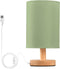 YEGAME Sage Green Solid Color Bedside Table Lamp for Bedroom Nightstand, Small Eye
