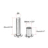 uxcell Screw Post Fit for 5/16"(8mm) Hole Dia, Male M6x20mm Belt Buckle Binding Bolts Leather Fastener Stainless Steel
