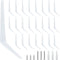 Mormchlots 24Pcs 12 x 10 Inch White Shelf Brackets, Heavy-Duty Metal Steel Corner