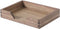 Wood Letter-Size Tray, Dark Wooden Front-Load Organizer for Office Desktop, Mail, Paper, File, Magazine Storage