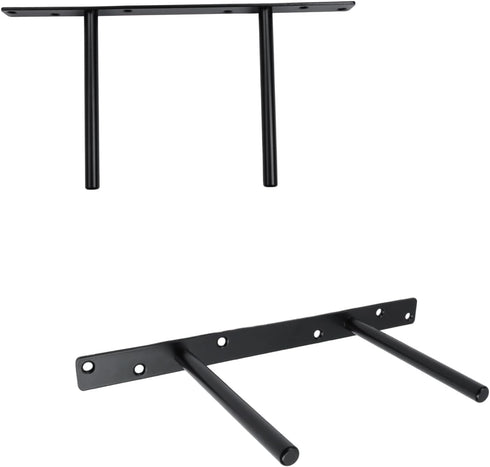 12" 5.9"/150mm Dnyta Heavy Duty Floating Shelf Bracket, Hidden Brackets for Floating Shelves, Invisible Layer Board