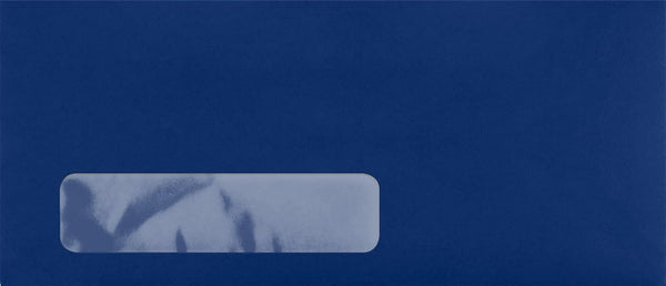 LUXPaper #10 Business Window Envelopes | 4 1/8" x 9 1/2" | Navy Blue | 50 Qty