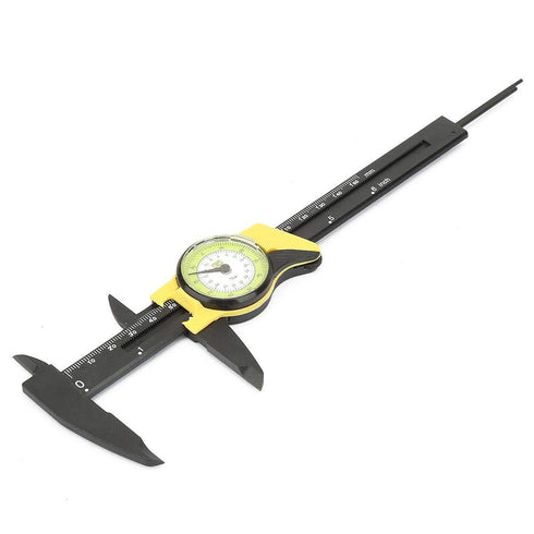Dial Vernier Caliper, 0.01mm Accuracy Plastic Fast Measurement Tool for Biomedical Industry, 0-150mm