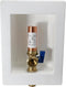 XFITTING Premium Washing Machine Outlet Box, 1/2 Inch MIP/Sweat x 3/4 inch