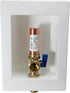 XFITTING Premium Washing Machine Outlet Box, 1/2 Inch MIP/Sweat x 3/4 inch