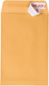 JAM PAPER 6 x 9 Open End Catalog Envelopes with Peel and Seal Closure - Brown Kraft Manila - 50/Pack by JAM Paper