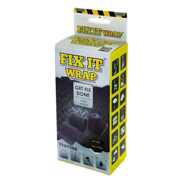 Fix It Wrap 2 INCH X 50 inch - Strong Fiber Weld Fix Reinforcement Repair - 2 Pack