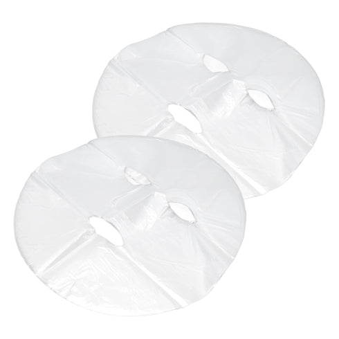 100pcs DIY Facial Mask Preservative Film Disposable Facial Paper Sheet Facial Mask Prevent Evaporation Retention Spa