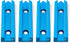 POWERTEC 71609 3" T-Track Intersection Kit with Predrilled Mounting Holes for Universal T Track Accessories