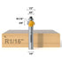 1/4 1/16" Roundover Router Bit Shank, Radius Round Over Router Bits, Router Bits Round Over for Edging Forming Rounding