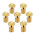 14 Pcs M6 3D Printer Nozzle - 0.4mm Extruder Brass Nozzle Print Head for 1.75mm Filament E3D V5 V6 Makerbot