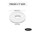 30 Pack 3/4 Inch Clear Plastic Washers, Flat Vinyl Replacement Parts Clear Washer Spacer Nylon Washers for Glass Shower Door Handle Towel Bars Standoff Cap Assemblies