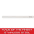 Starrett Stainless Steel Thickness Gage or Feeler Stock, 12" x 0.500" Size of Leaves, 0.026 Thickness