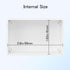 Project Box 8 Pieces Small Electrical Junction Box ABS Plastic Enclosure Power Case White 2.76" x 1.77" x 1.14"