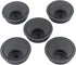 DGOL 5 pcs Metal Desk Grommet Cable Cord Wire Hole Cover Outlet Port, 1-7/8 inch (48mm) (MATT Black)