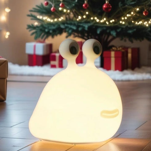 Cute Slug Night Light,Silicone Lamp USB Rechargeable Table Funny Animal Lamp Portable