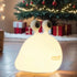 Cute Slug Night Light,Silicone Lamp USB Rechargeable Table Funny Animal Lamp Portable