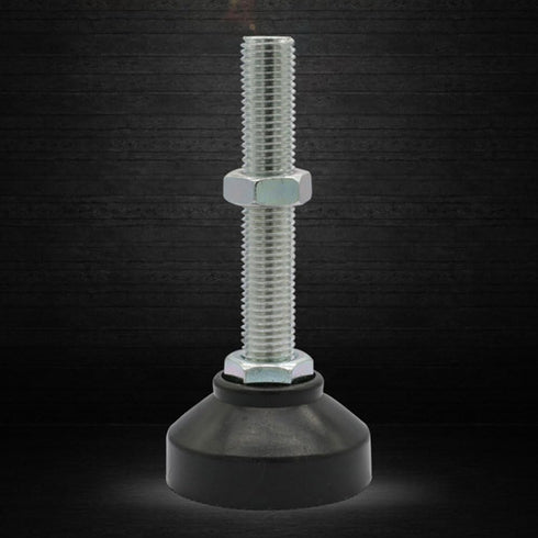 BE-TOOL 2 M16 60 MM 60 MM Pcs Cabinet Adjustment Support Feet with Plastic Round Base Design x x Easy to Adjust for TV