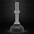 BE-TOOL 2 M16 60 MM 60 MM Pcs Cabinet Adjustment Support Feet with Plastic Round Base Design x x Easy to Adjust for TV