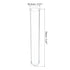 PATIKIL 6ml Plastic Test Tubes with Cork Stoppers, 20Pcs 78x13mm Tubes for Scientific Party Decoration Candy Bead Storage Bath Salt Lab Use, Clear