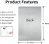 Generic 12x16 Inch Use Hand Sanitizer Sign, ANSI Notice Metal Sign - Informational Wall Display