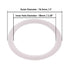 DERNORD Silicone Gasket Tri-Clover O-Ring - 2.5 Inch, Pack of 10