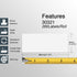 BETCKEY Compatible DYMO 30321 Address Labels, 1-4/10" x 3-1/2", Strong Adhesive, 10 Rolls/2600 Labels