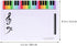 Beavorty 1Pcs Dry Erase Music Staff White Board for Musical Notes Practice, Whiteboard Supply for Students.