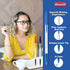 Reynolds 045 CARBURE 50 PENS JAR, 35 Blue, 10 Black & 5 Red Ball Pen, Lightweight with Comfortable Grip for Extra