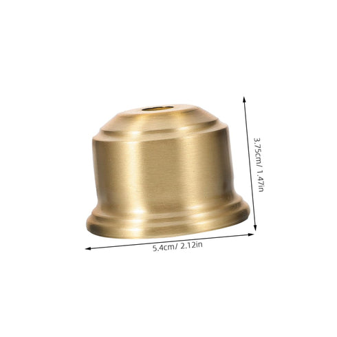 2pcs Tofficu Brass Lamp Cup Floor Light Socket Chandelier Socket Cover Pendant Lamp Parts Lamp Socket Sleeve DIY Lamp