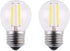 Dimmable A15 Mini LED Globe Bulb, 2W 200lm, E26 Regular Base, 2700K Warm White, Clear Glass Cover, Pack of 2