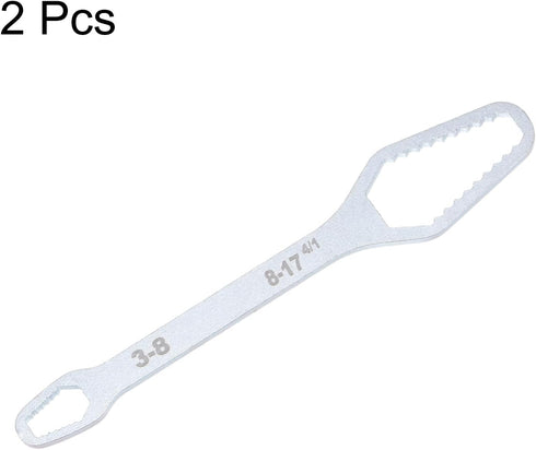 2pcs Double-Ended Torx Wrench Tool Set, 1/8"-11/16" Multifunctional Self-Tightening
