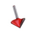 4 Piece 90 Degree V Groove Router Bits, 1/4 Inch Shank, Carbide Tipped for Woodworking Chamfer