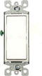 Leviton 5603-2W 15 Amp, 120/277 Volt, Decora Rocker 3-Way AC Quiet Switch, White