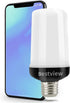 Bulbs,4 E26/E27 Bulbs 2 Pack) Bestview LED Flame Effect Light Modes Smart Base Flickering Fire Light