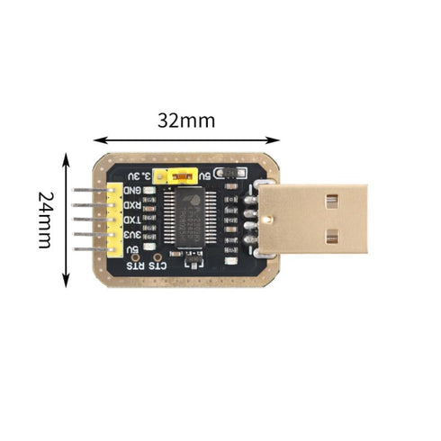 AYASOSO PL2303HXD USB to TTL Serial Converter Module, Firmware Upgrade and Flashing Cable, STC Microcontroller