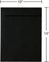JAM PAPER 10 x 13 Open End Catalog Envelopes - Smooth Black, 50/Pack