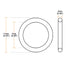 uxcell Nitrile Rubber O-Rings, 11mm OD, 7mm ID, 2mm Width, Pack of 12 for Automotive Plumbing