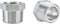 Joywayus Stainless Steel Hex Head Bushing Reducer Pipe Fitting, 1/2 NPT Male × 1/8 NPT Female (Pack of 2)
