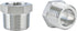 Joywayus Stainless Steel Hex Head Bushing Reducer Pipe Fitting, 1/2 NPT Male × 1/8 NPT Female (Pack of 2)