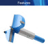 Forstner Drill Bit 55mm Carbide Woodworking Hole Saw, Wood Drilling Cutter Boring Drill Bits with Hex Handle for Wood