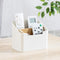 Poeland Remote Control Holder, Desk Storage Organizer Box for Office Supplies, Home
