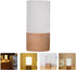 Uonlytech Japanese Style Solid Beech Wood LED Desk Lamp, USB Powered RGB Color Changing Decorative Bedside Night Light