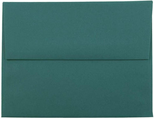 JAM PAPER A2 Premium Invitation Envelopes - 4 3/8 x 5 3/4 - Teal - 50/Pack
