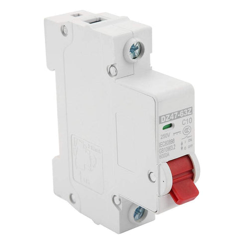 YWBL-WH DZ47-63Z-1P 10A Circuit Breaker DC Miniature Single Pole Leakage Protection Air Switch
