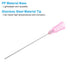 PATIKIL 20Ga x 2 Inch Dispensing Needle Tips, 10Pcs Blunt Glue Needle Tube Tips with Luer Lock, Light Pink